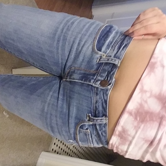 Skinny kick light wash hole jeans - Picture 4 of 6